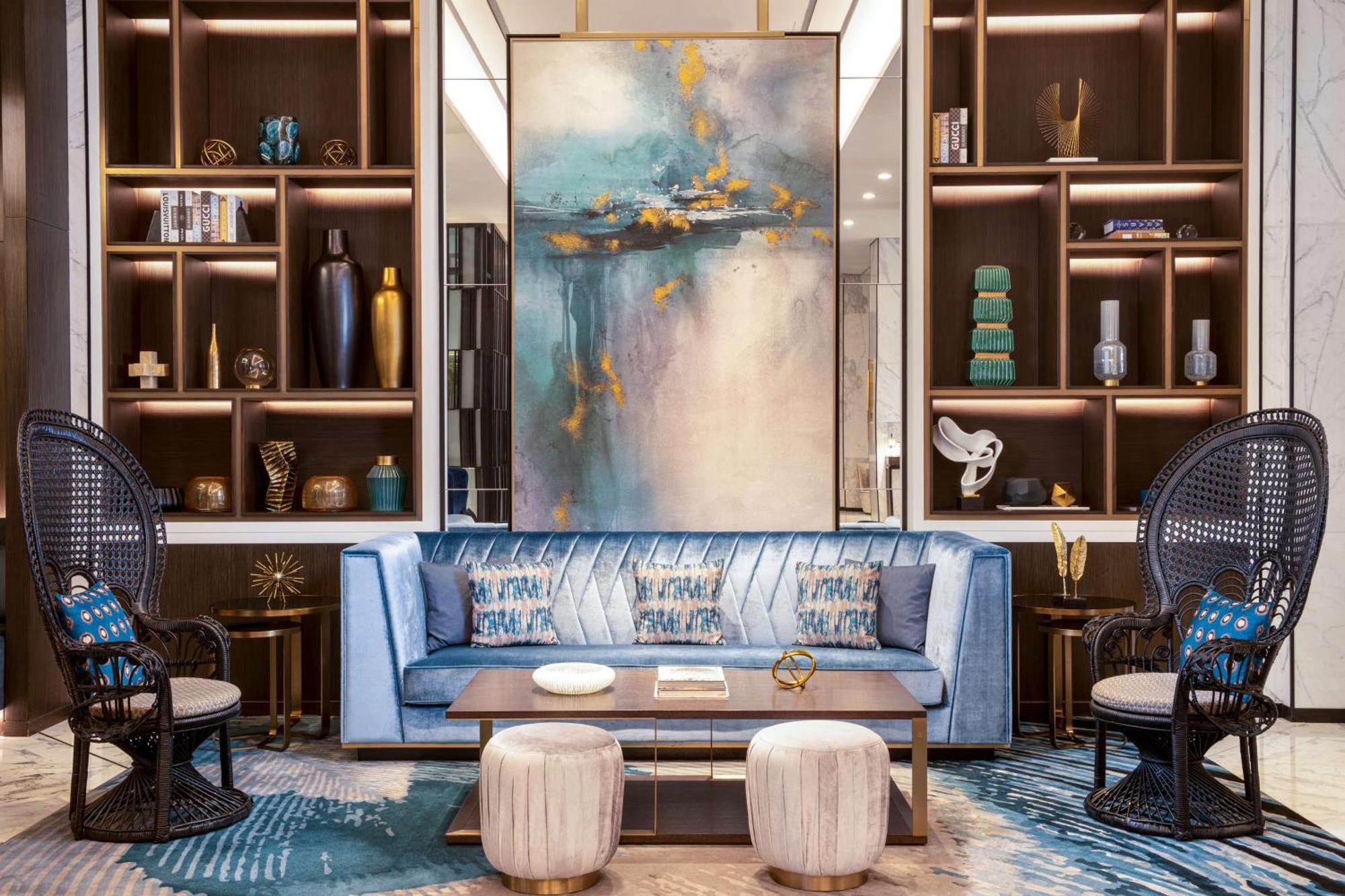 Hotel Waldorf Astoria Kuwait Kuwait City Exterior foto The lobby of the hotel
