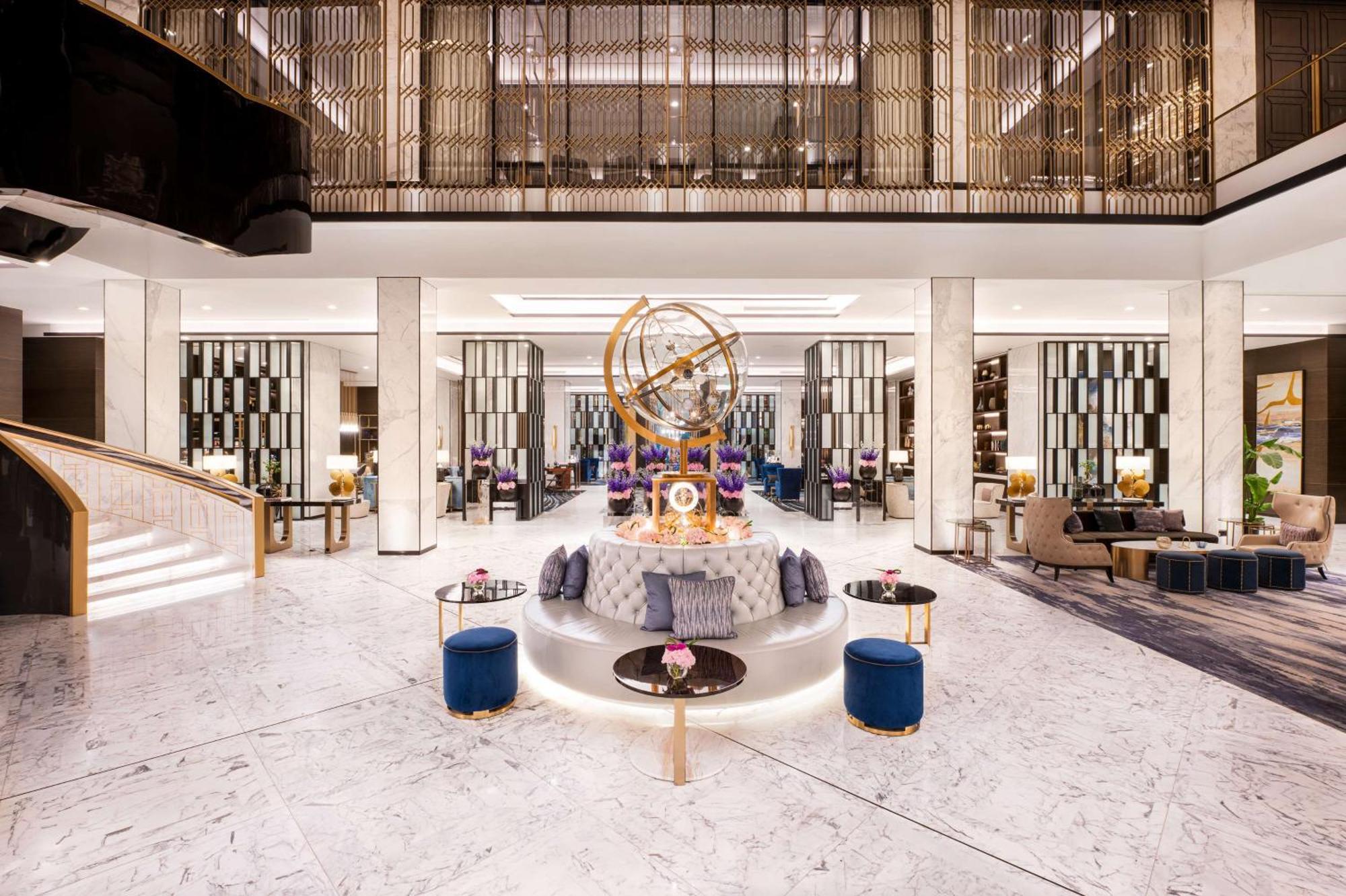 Hotel Waldorf Astoria Kuwait Kuwait City Exterior foto The lobby of the hotel