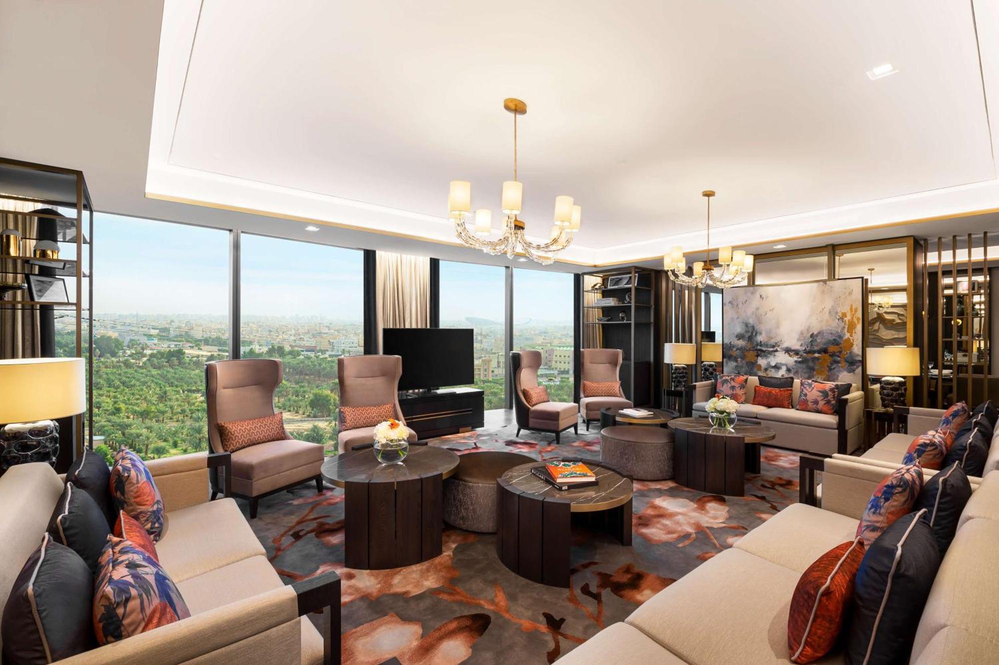 Hotel Waldorf Astoria Kuwait Kuwait City Exterior foto The living room of a Presidential Suite